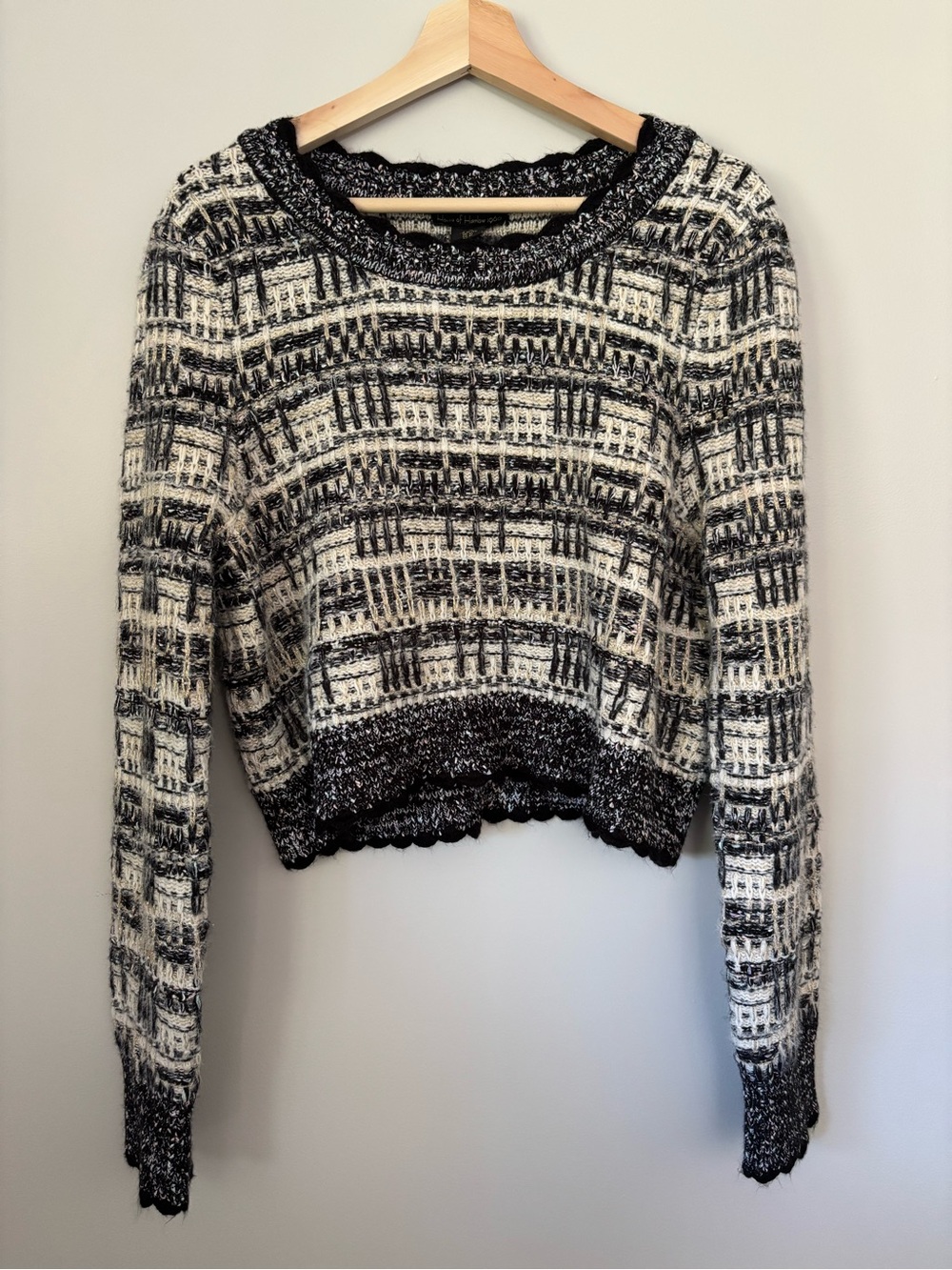 House of Harlow 1960 Sweater | Chunky Knit Crewneck | Size XL